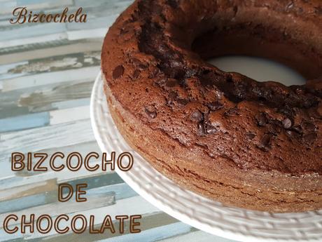 BIZCOCHO DE CHOCOLATE FÁCIL