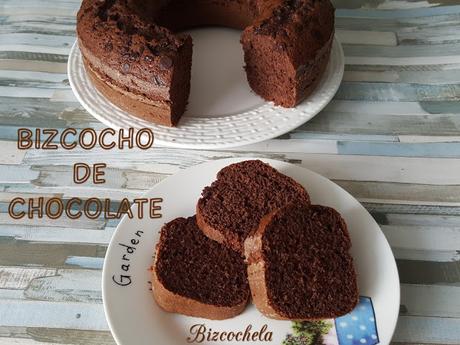 BIZCOCHO DE CHOCOLATE FÁCIL