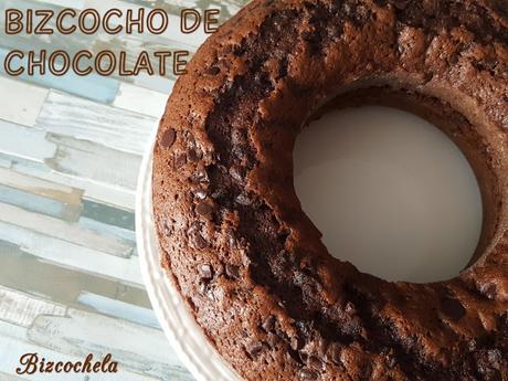 BIZCOCHO DE CHOCOLATE FÁCIL