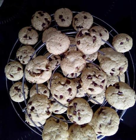 Galletas de aceite y pepitas de chocolate Cookies
