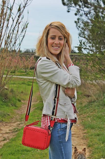 Camisa Roja Cuadro Vichy