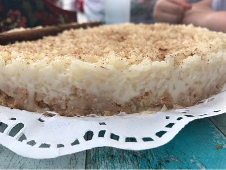 Tarta de arroz con leche