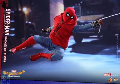 Hot Toys presenta su figura de ‘Spider-Man: Homecoming’ con el traje casero