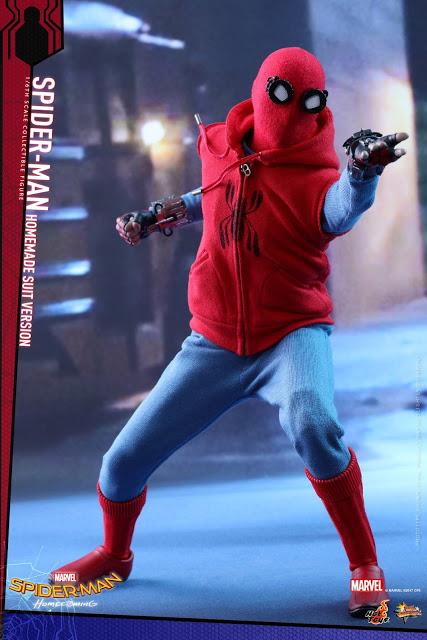 Hot Toys presenta su figura de ‘Spider-Man: Homecoming’ con el traje casero