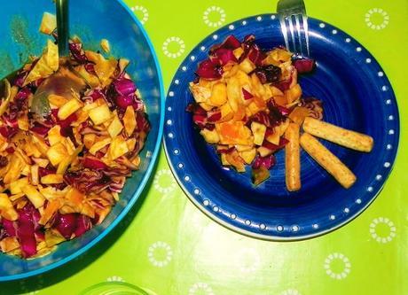 Presentación receta ensalada