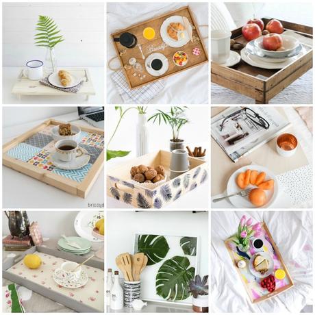 9 DIY bandejas de desayuno