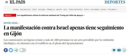 Fracaso absoluto de la manifestación del BDS en Gijón.