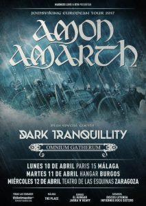 CONCIERTO AMON AMARTH | MÁLAGA, BURGOS Y ZARAGOZA