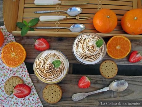 Tarta de Mandarina en vasitos