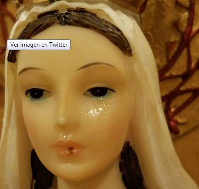 Virgen de Coromoto lloró mientras rezaban el rosario e invocaban por #Venezuela  en #Miami (VIDEO)