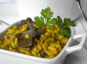 Risotto higaditos pollo