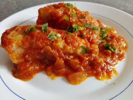 Bacalao con tomate