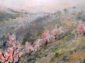 Acuarelas Alicante. Almendros