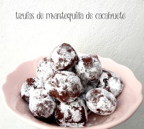 Trufas de Mantequilla de Cacahuete