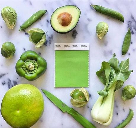 greenery color de moda gastronomia