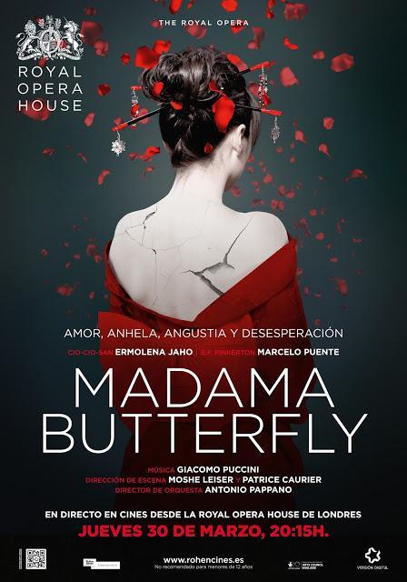 30 MARZO EN CINES: MADAMA BUTTERFLY, DESDE ROYAL OPERA HOUSE - LONDRES