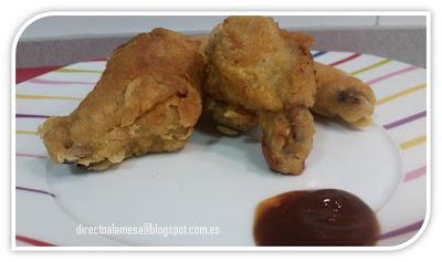 Alitas de pollo al estilo Kentucky Fried Chicken