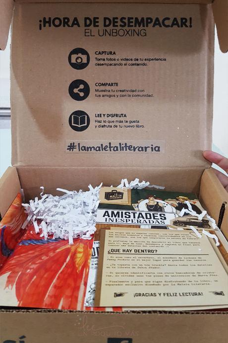 Unboxing de La Maleta Literaria