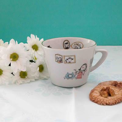 Tazas y juego de café de Manitas de Plata