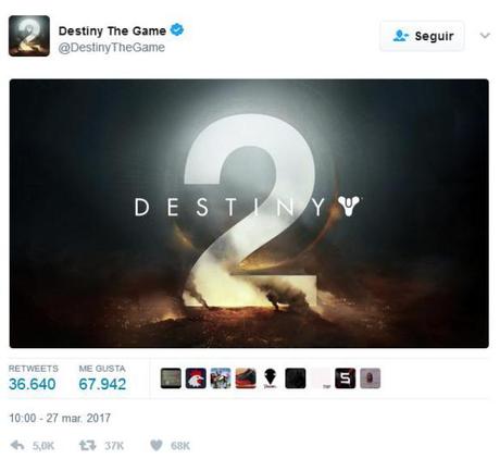 Destiny 2 ya es oficial