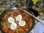 Guiso campero patatas huevos