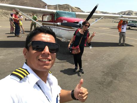 Sobrevolar las líneas de Nasca (Nazca). Perú