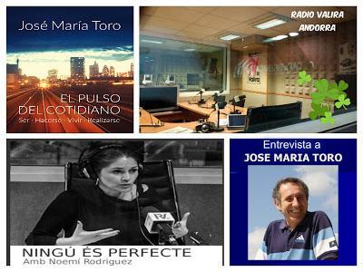 Entrevista a José María Toro en Radio Valira (Andorra). EL PULSO DEL COTIDIANO.