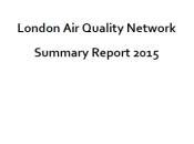 Londres: Informe sobre calidad aire 2015