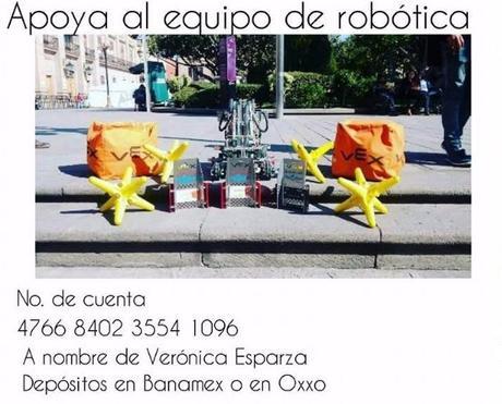 Por falta de apoyo, equipo de robotica de estudiantes pide dinero en la calle