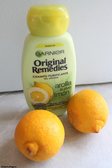 Arcilla suave y limón de Garnier