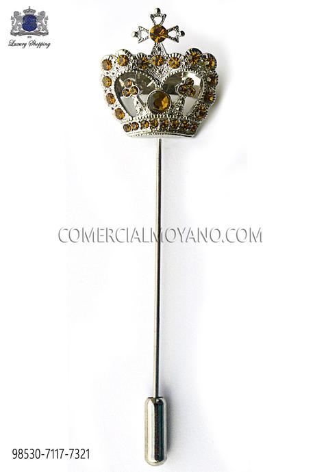 http://www.comercialmoyano.com/es/1419-alfiler-corona-con-cristal-strass-dorado-ottavio-nuccio-gala-98530-7117-7321-ottavio-nuccio-gala.html