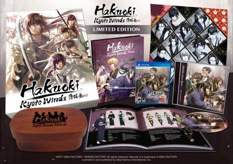 La edición especial de Hakuoki: Kyoto Winds para PSVita llegará en físico a occidente