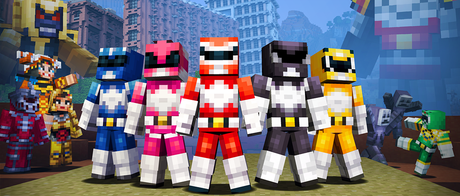 Minecraft nos sorprende con dos packs de skins: Power Rangers y Glide
