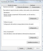 Como aumentar la memoria virtual en Windows 7