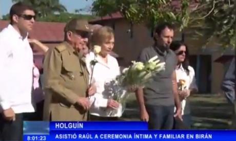 Reaparece Raúl Castro en sepelio de su hermana