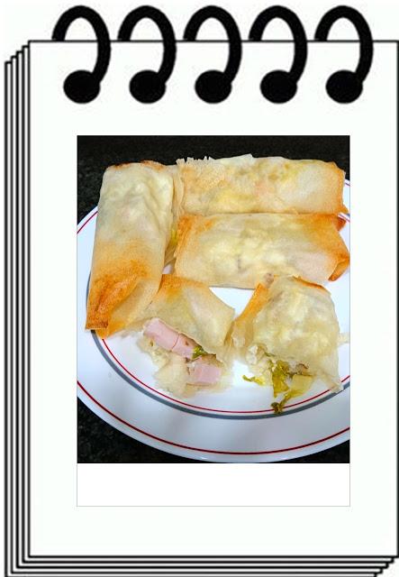 ROLLITOS DE PAVO Y PIÑA