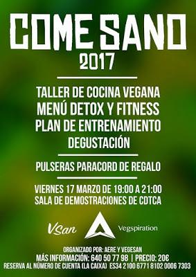 Curso Come Sano 2017 - Menú detox vegano