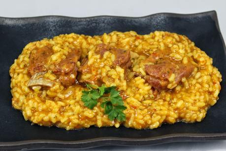 Arroz meloso con costillas