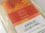 Amaploabio: Jabón leche miel/ Milk honey soap