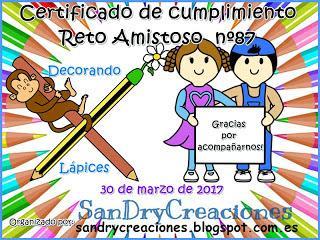 Presentación del Reto Creativo Nº 87 