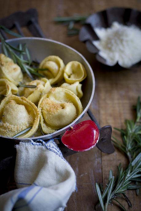 TORTELLONI DE CALABAZA Y AMARETTO