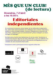 NEWS Actividades de la librería La Font de Mimir:  marzo – abril 2017