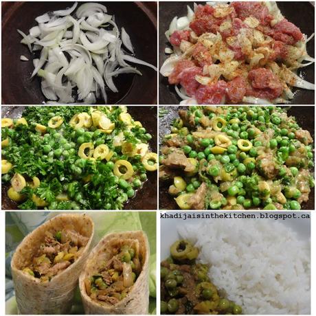 TAGINE DE BŒUF AUX PETITS POIS / BEEF TAGINE WITH SMALL PEAS / TAGINE DE TERNERA CON GUISANTES / طاجين اللحم بالجلبانة (البازلاء)