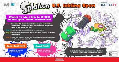 Nintendo anuncia Splatoon Inkling Open para Wii U