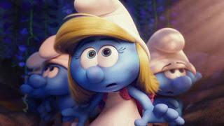 Poster Pitufos Aldea Escondida