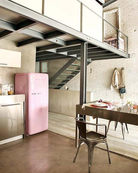 Home tour: un loft entre industrial y vintage