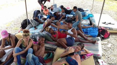 Viceministro de Seguridad de Panamá visitó a los cubanos en huelga de hambre