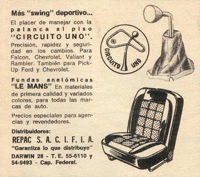 Las palancas de cambio al piso