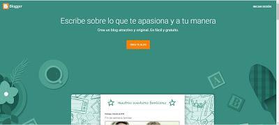 Pagina de blogger