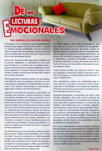 El senderín, boletín informativo, abril 2017.